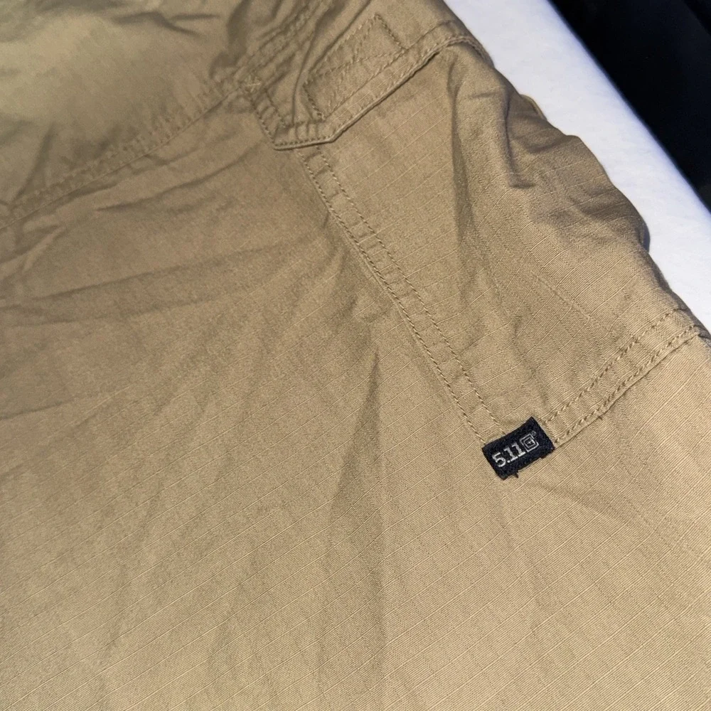 5.11 Tactical Pants Men's 54x25 Taclite Pro Cargo Utility Ripstop Brown Military